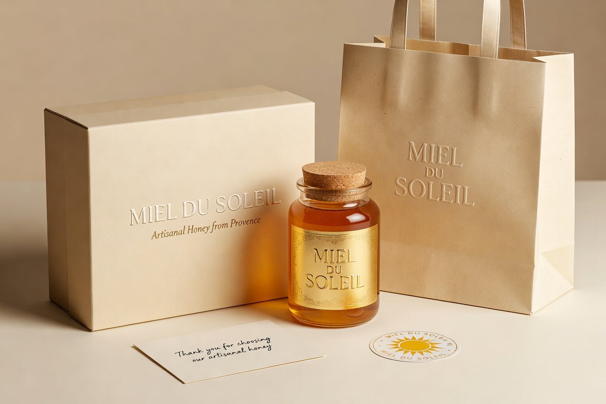 Packaging créé avec l'IA
